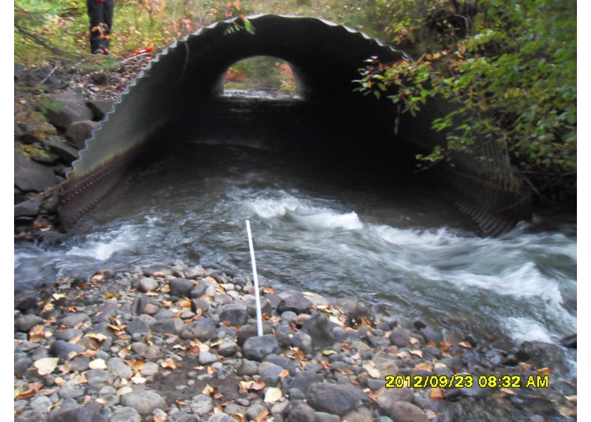 Inlet of PSCIS crossing 57944 in 2012. Photo from PSCIS.